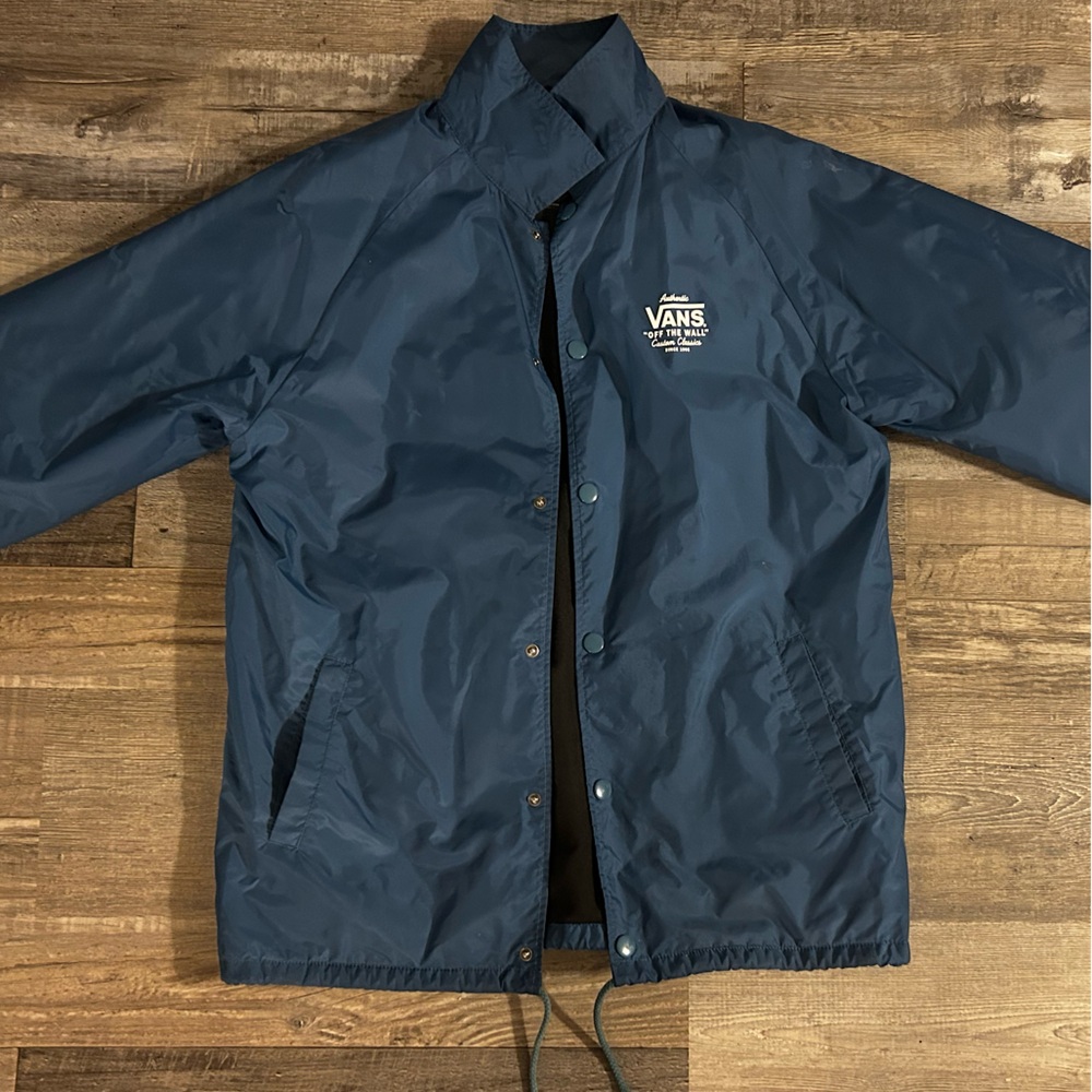 Authentic vans, off-the-wall, custom classics button up jacket